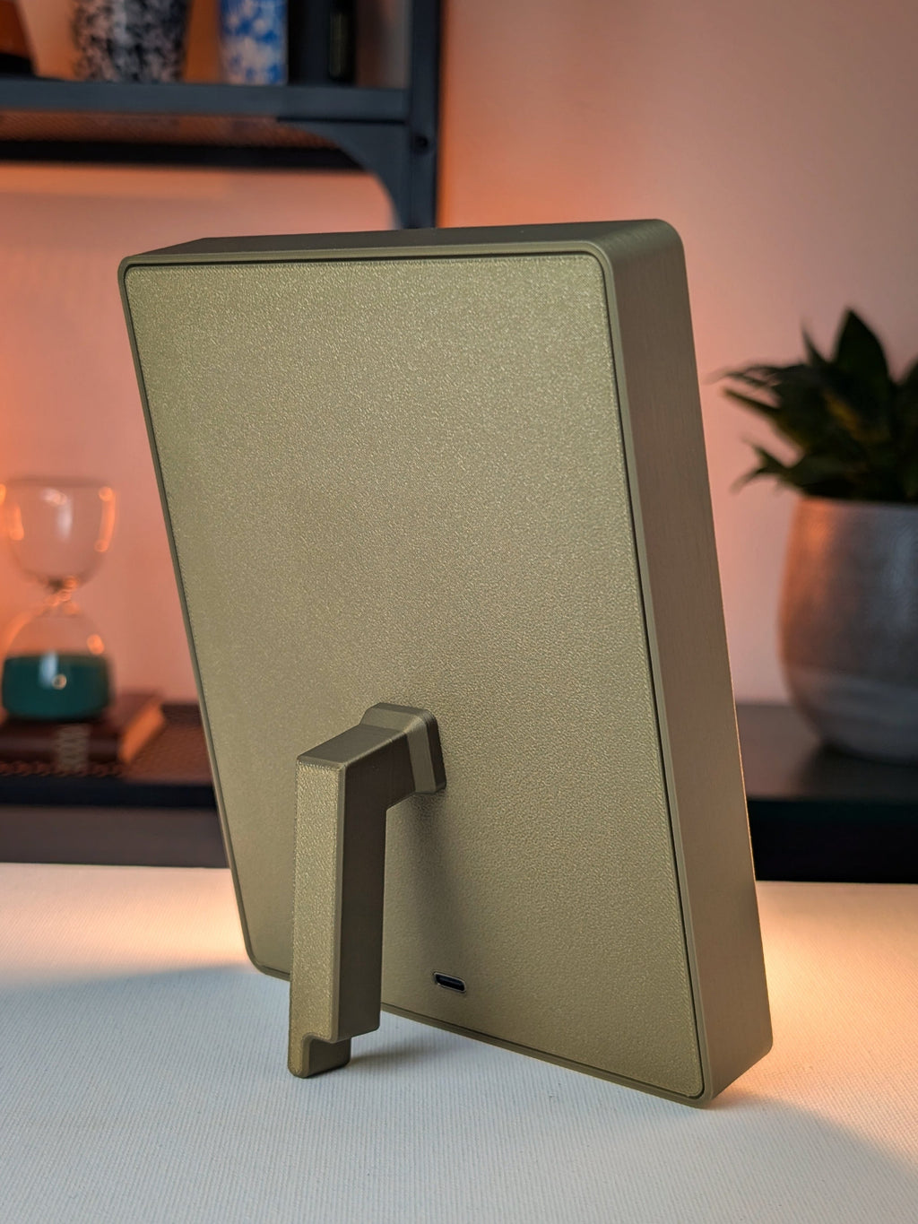 parte detrás de uma moldura da foto 3D