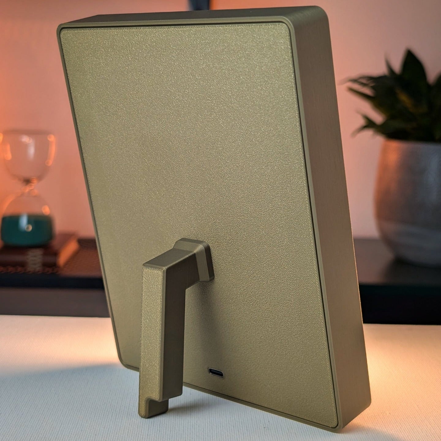 parte detrás de uma moldura da foto 3D