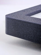 moldura de foto 3D com fundo branco