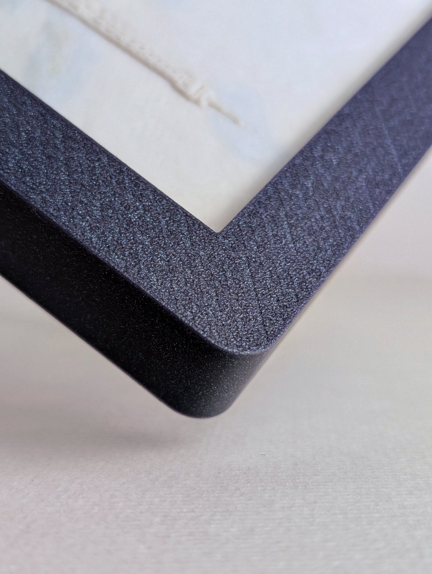 moldura de foto 3D com fundo branco