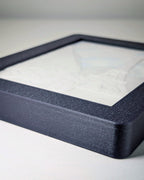 moldura de foto 3D com fundo branco