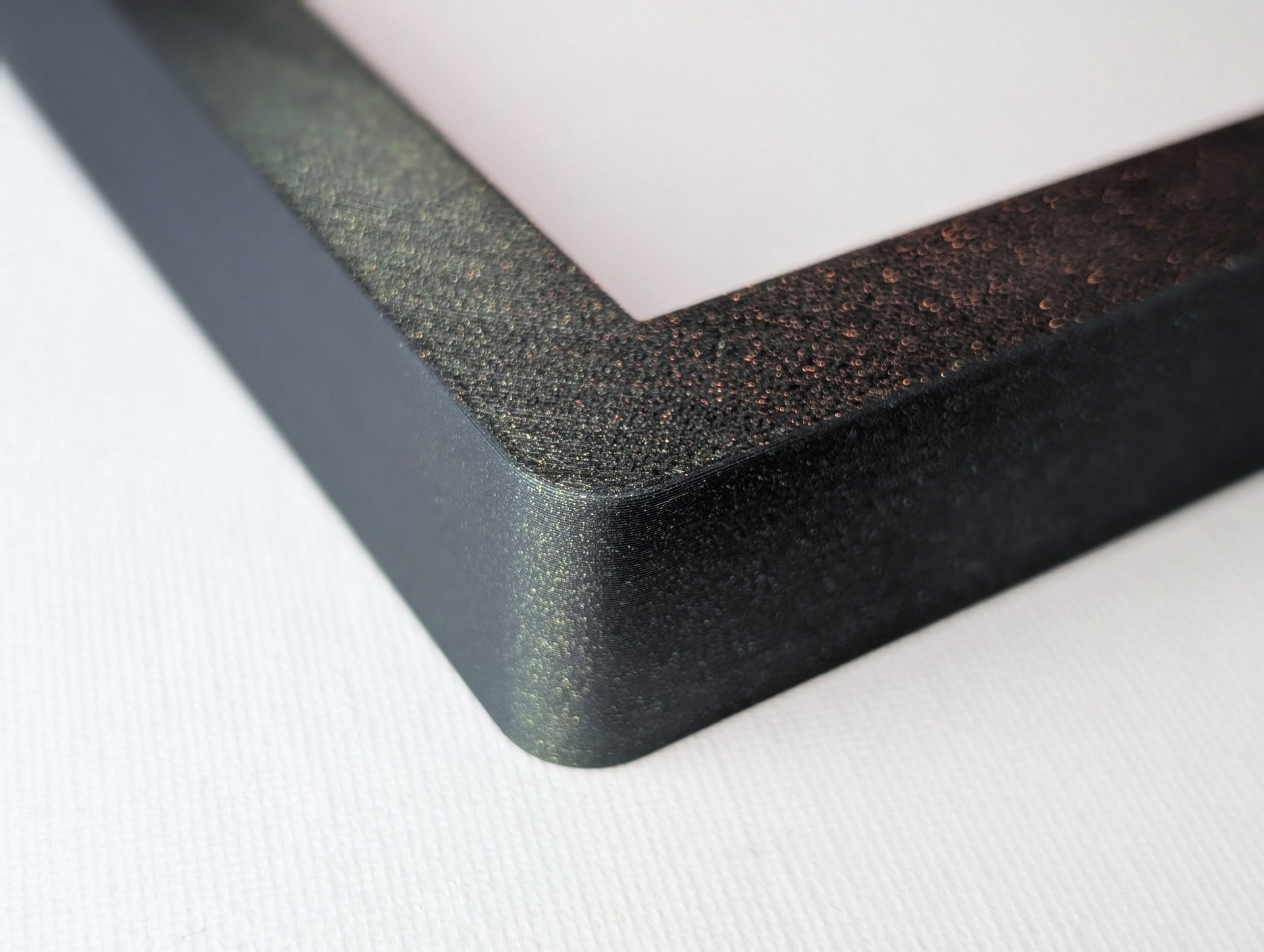 moldura de foto 3D com fundo branco