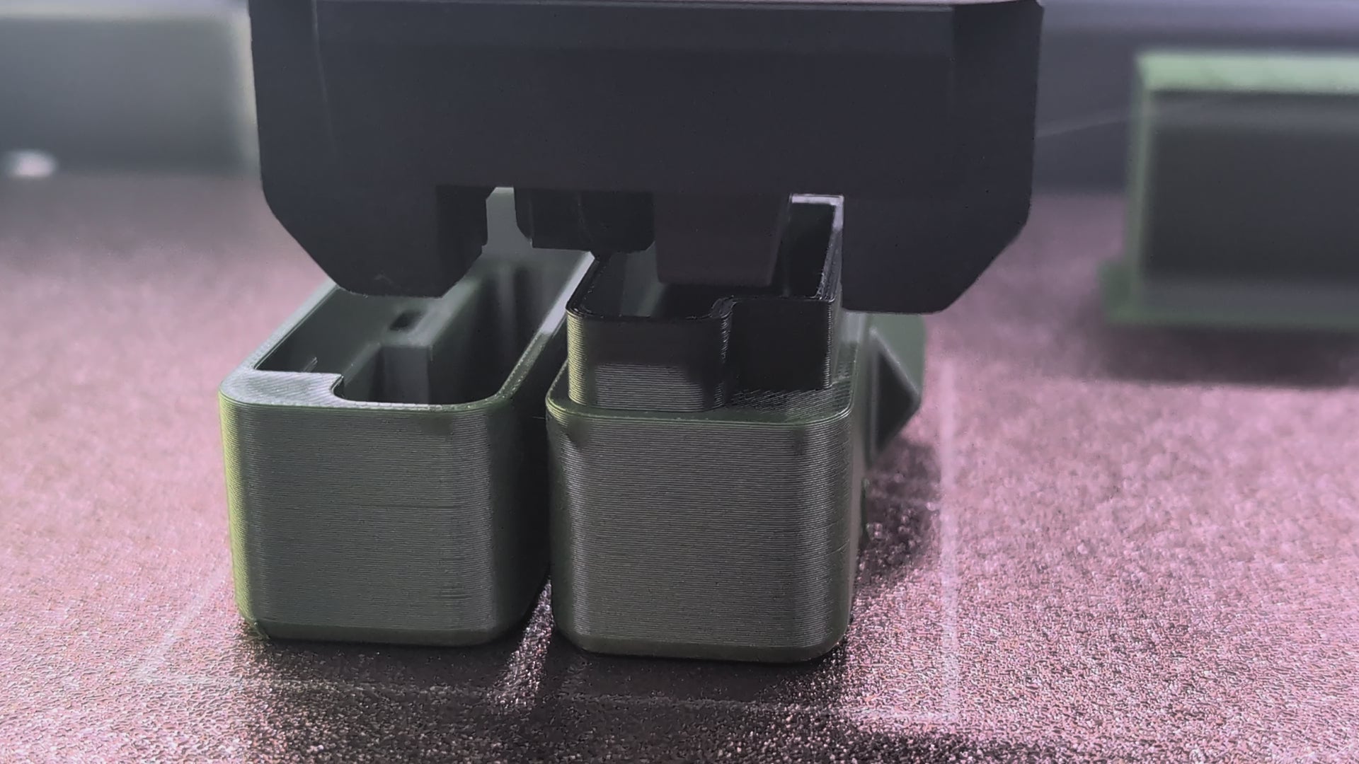 timelapse de impressão 3D da moto via verde